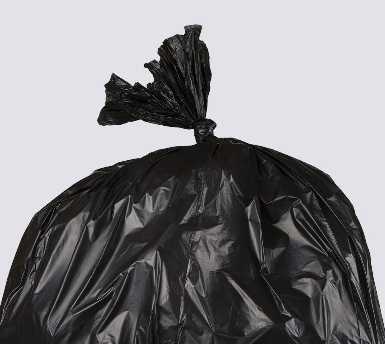 Pitt Plastics 55 gal. Trash Bag in Black (Case of 25) - PCB55